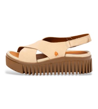 Usnjene sandale 1574 Brighton beige