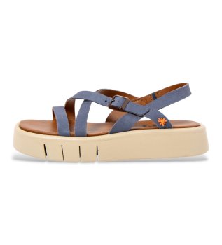 Usnjene sandale 1853 Malaga blue