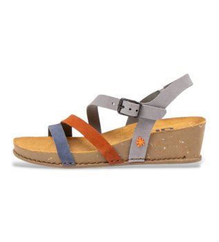 Sandaler i l�der 1930 I Live multicolor