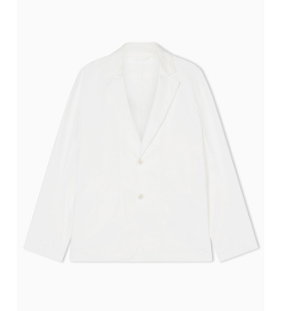 Vit dekonstruerad blazer