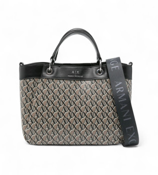 Sac  main monogramme marron