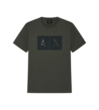 Casual dark green T-shirt