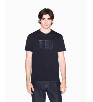 T-shirt slim marine