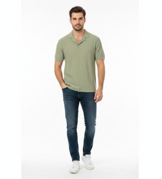 Green contemporary polo shirt