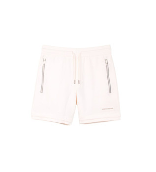 Shorts logotipo blanco