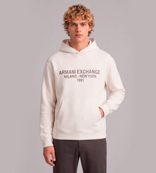 Sweat à logo blanc