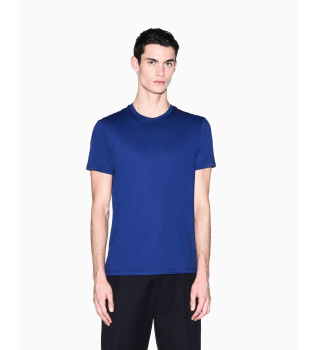 T-shirt slim bleu