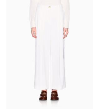 Brede bukser, hvide