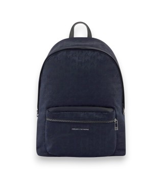 Technical navy backpack