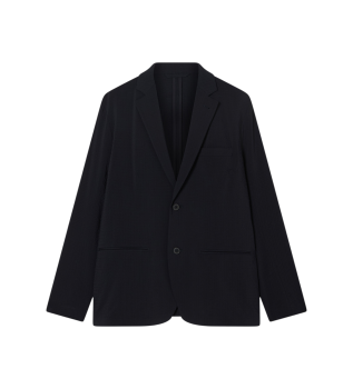 Giacca con effetto seta Lyocell blu marino