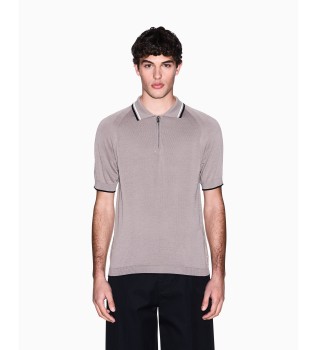 Polo Knit Driftwood gris