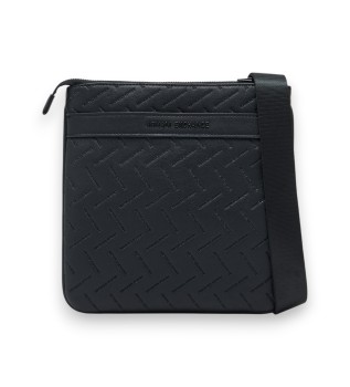 Bolsa de ombro elegante preta