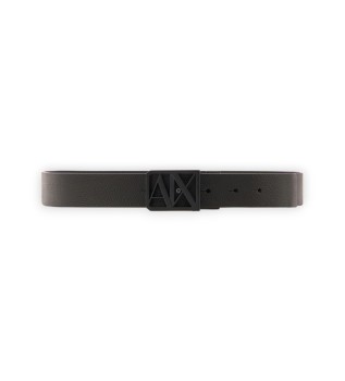 Black Logo Reversible Belt
