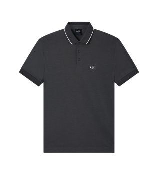 Polo regular negro