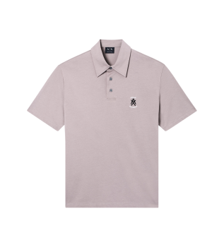Driftwood grey polo shirt