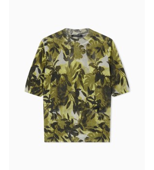 T-shirt met Ibiza print groen
