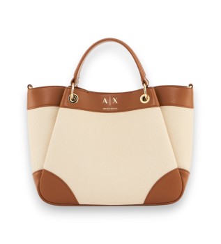 Świeża beżowa torba