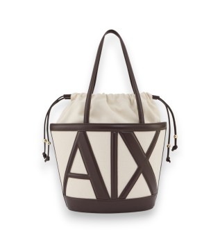 Minimalist Canvas beige bag