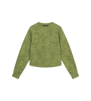 Sudadera Holgada verde