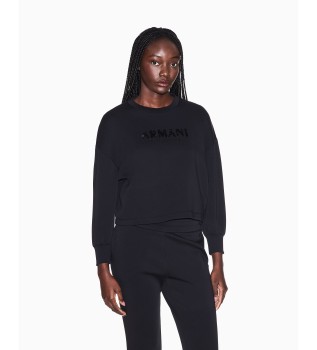Boxy Sweatshirt schwarz