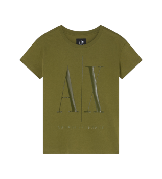 T-shirt vert d�contract�