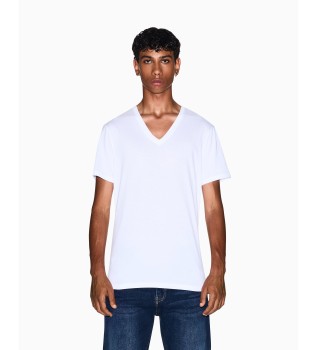 T-shirt Pima Slim Fit biały