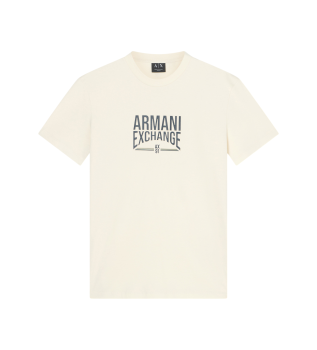 T-shirt Slim Cream white
