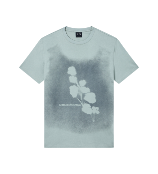 Blue printed T-shirt