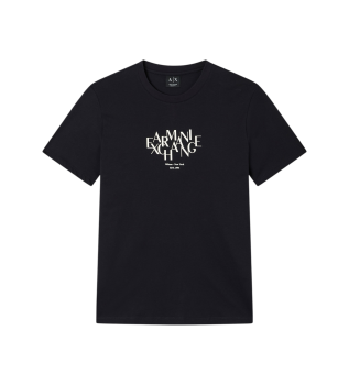Logo T-shirt navy blue