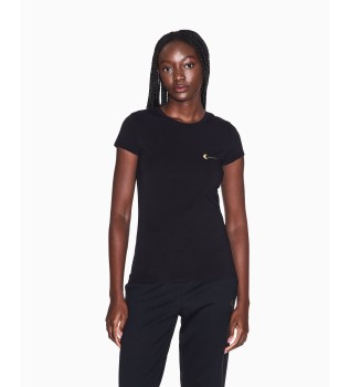 T-shirt Eleganza preta