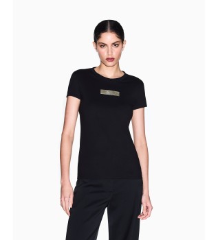 Black knitted T-shirt