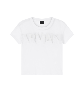 T-shirt blanc transparent
