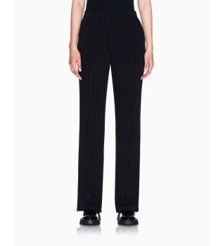 Black high rise trousers