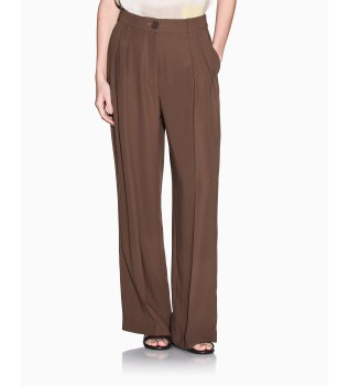 Brown High Trousers