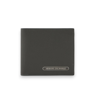 Cartera Compacta gris