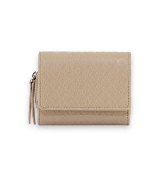 Mini wallet beige