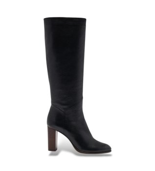 Bottes en Cuir Ciry noir