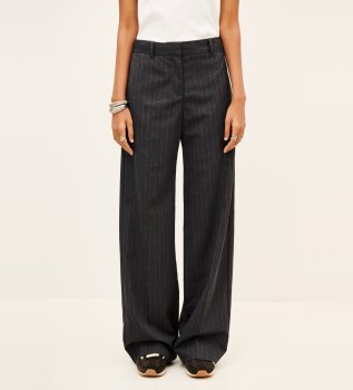 Pantalón ancho Disty gris