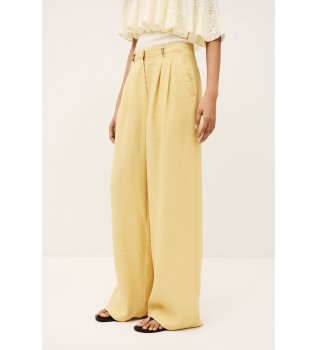 straight trousers Deana yellow