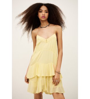 Short dress Bilona yellow