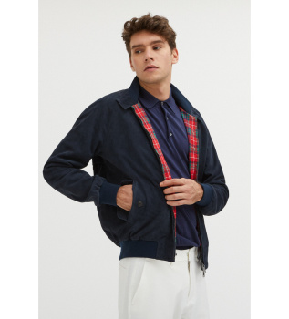 Usnjena jakna G9 navy