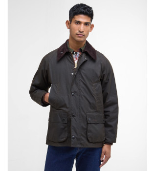 Casaco clssico encerado castanho Bedale