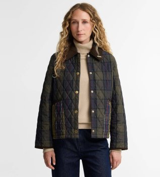 Casaco Tartan Reimagined Icons verde