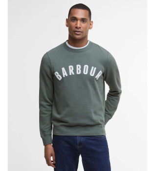 Sweatshirt mit grnem Prep-Logo