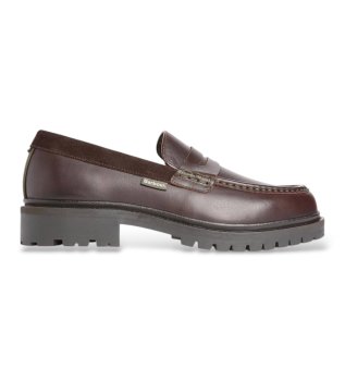 Braune Croxton Mokassins aus Leder