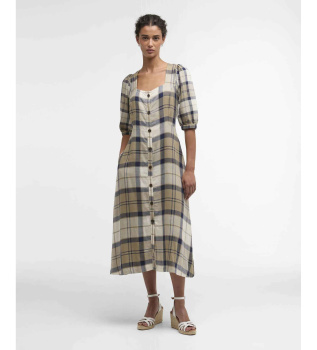 Brown Ballina Midi Dress