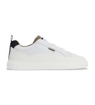 Zapatillas de piel Stannington Trainer blanco