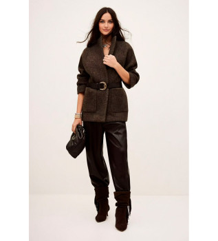 Manteau Claudy marron