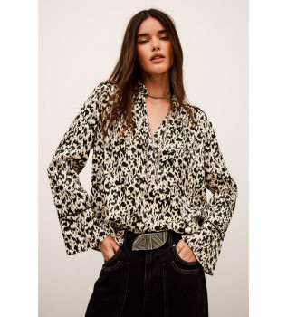 Blusa Pia estampado animalprint