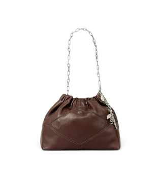 Sac Mini Nappa June Tote marron